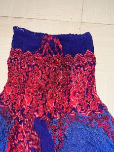 Boho Strapless Jumpsuit