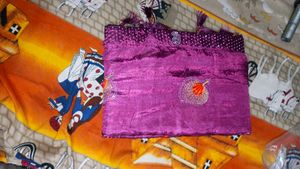 Elegant Purple Saree