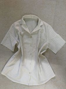 Striped Short Sleeve Shirt😍