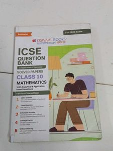 Oswaal Books ICSE Class 10 Solved Papers