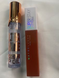 Maybelucky Lipstick With Gloss Free
