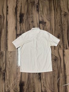Striped Short Sleeve Button Down