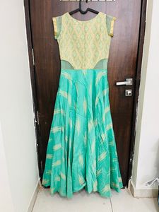 Green Long Frock