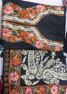 Embroidered Maroon Ethnic Suit Piece