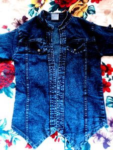 Trinding Colar Nevy Blue Denim Jacket 🆕🆕🆕🆕🆕💯
