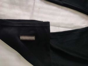 Black Track Pants 28-30 L-36