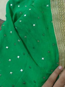 Green Choli Dupatta