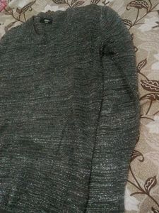 Sparkly Grey Top