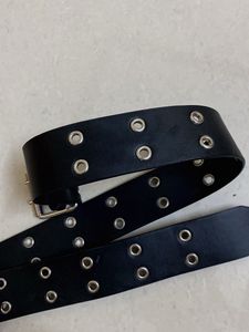 H&amp;M Black Studded Belt