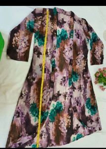 Brand New Long Floral Overcoat 30 Off On Shipping
