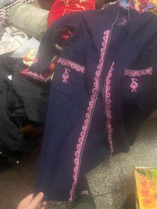 Elegant Embroidered Abaya kashmeeri style