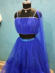 Royal Blue Lehenga Choli Set