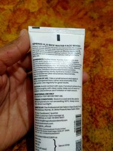 SpringH2O Rice Water Face Wash