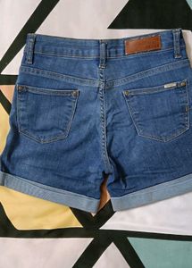 Blue Denim Shorts