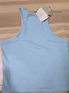 H&amp;M Blue Ribbed Tank Top - New!