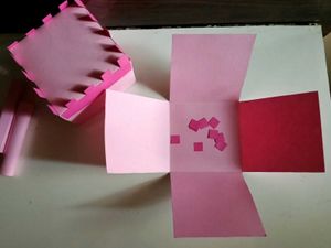 Pink Castle Paper Box
