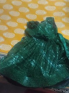 Sparkly Emerald Green Dress