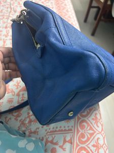 Authentic Blue Sisley Handbag