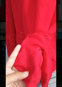 Vintage Red Maxi Dress Gown Party Women