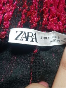 Pink &amp; Black Textured Pants
