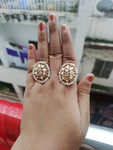 Vintage Kundan Rings (Set of 2)