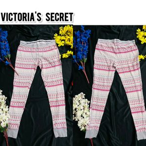 Victoria&#39;s Secret Grey Printed Pjs