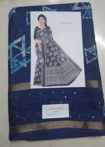 Elegant Blue Nandini Saree