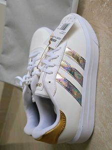 ADIDAD Court Platform Sneakers - White