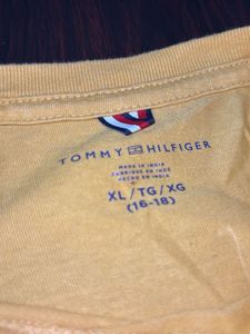 Tommy Hilfiger Yellow T-Shirt Original