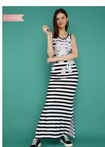 Striped Maxi Dress