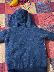 FirstCry Baby Winter Blue Jacket