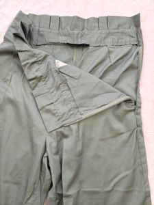 Olive Green  Trouser/ Capri