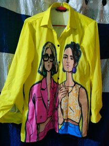 Unique Graphic Print Jacket