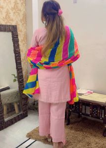 Pink Embroidered Salwar Kameez