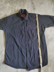 38-40 Slim Fit Blue Men Shirt
