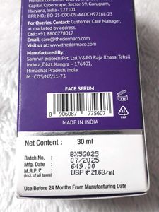 The Derma Co 10% Vitamin C Face Serum with 5% Niac