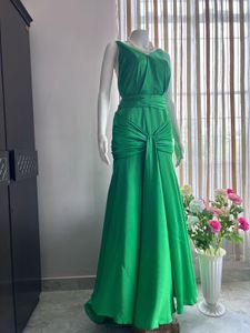 Vintage Emerald Green Formal Dress
