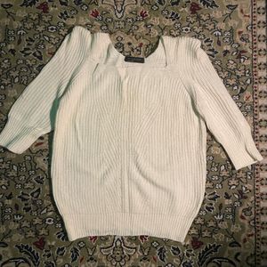 Preppy White sweater