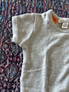 Cute Gray Baby Onesie