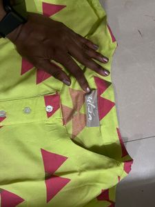 Lime Green High-Low Dress