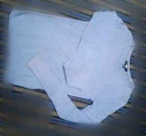 Light Blue Knit Top