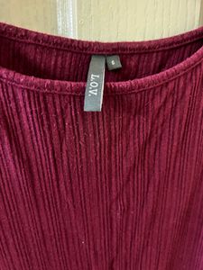 LOV maroon Tops