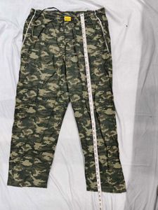 Camo Print Casual Pants