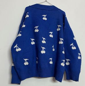 Blue Cherry Cardigan
