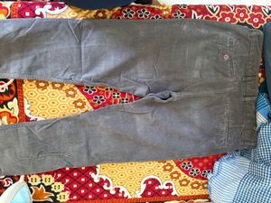 Gray Corduroy Pants