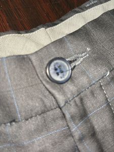John miller -34 Size Gray Plaid Trousers