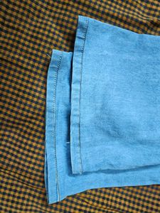 Wide Leg Light Wash Jeans