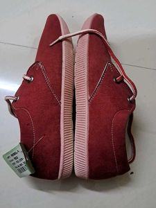Red Casual Shoes
