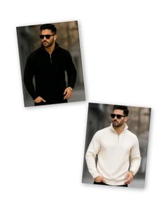 🧣Combo Black Half Zipper High Neck 🧣