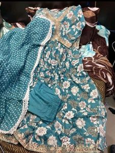Blue Anarkali No Offer Direct Buy